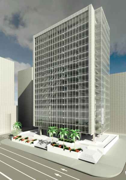 Render del Centro Financiero El Rosal